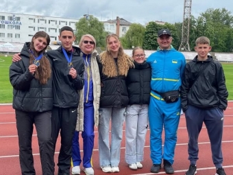 Спортсмени Володимирської ДЮСШ імені Олексія Зінкевича – чемпіони України з легкої атлетики 