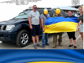 Батьки полеглого воїна із Зимнівської громади передали 100 тисяч грн для автівки на передову 