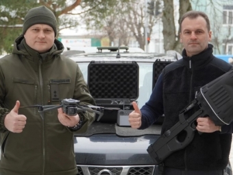З Володимира передали бойове обладнання волинським нацгвардійцям 