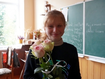 У Володимирі привітали з днем народження доньку безвісти зниклого захисника 
