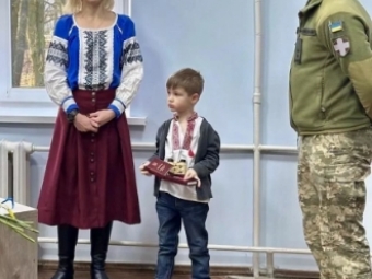 Дружині полеглого захисника Романа Середи із Зимнівської громади вручили орден «За мужність» 