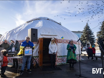У Нововолинську презентували «Юрту Незламності» 