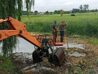 У Володимирі очистили русло річки Луги 