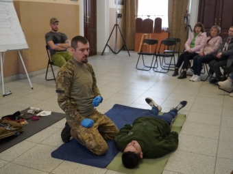 Відбулися навчання з тактичної медицини 