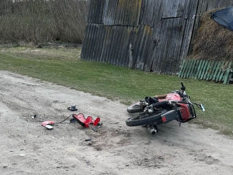 В Оваднівській громаді травмувався 13-річний мотоцикліст 
