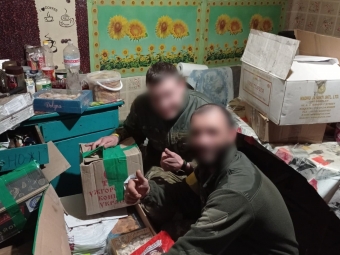 Мешканці Зимнівської громади передали продукти на передову 